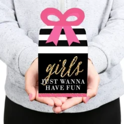 Big Dot Of Happiness Girls Night Out - Square Favor Gift Boxes - Bachelorette Party Bow Boxes - Set Of 12 -Aurora Party Sales GUEST 1c92edc7 a63c 4b9c 8bb7 c2038d6b8aaf