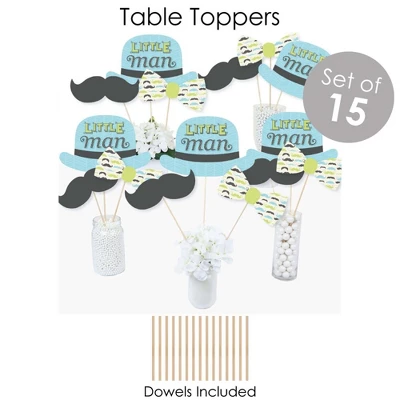 Big Dot Of Happiness Dashing Little Man Mustache Party - Baby Shower Or Birthday Party Supplies - Banner Decoration Kit - Fundle Bundle 4 Big Dot Of Happiness Dashing Little Man Mustache Party - Baby Shower Or Birthday Party Supplies - Banner Decoration Kit - Fundle Bundle - Image 4