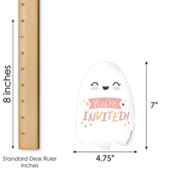 Big Dot Of Happiness Pastel Halloween - Shaped Fill-In Invitations - Pink Pumpkin Party Invitation Cards With Envelopes - Set Of 12 -Aurora Party Sales GUEST 1e3f909e 20b3 4fc7 ab46 8a1c195e1d01