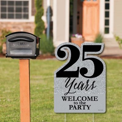 Big Dot Of Happiness We Still Do - 25th Wedding Anniversary - Party Decorations - Anniversary Party Welcome Yard Sign 1 Big Dot Of Happiness We Still Do - 25th Wedding Anniversary - Party Decorations - Anniversary Party Welcome Yard Sign