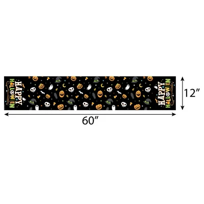 Big Dot Of Happiness Jack-O'-Lantern Halloween - Petite Kids Halloween Party Paper Table Runner - 12 X 60 Inches 2 Big Dot Of Happiness Jack-O'-Lantern Halloween - Petite Kids Halloween Party Paper Table Runner - 12 X 60 Inches - Image 2