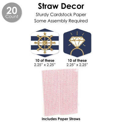 Big Dot Of Happiness Last Sail Before The Veil - Nautical Bachelorette And Bridal Shower Favors And Cupcake Kit - Fabulous Favor Party Pack - 100 Pc 6 Big Dot Of Happiness Last Sail Before The Veil - Nautical Bachelorette And Bridal Shower Favors And Cupcake Kit - Fabulous Favor Party Pack - 100 Pc - Image 6