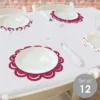 Big Dot Of Happiness But First, Wine - Wine Tasting Party Round Table Decorations - Paper Chargers - Place Setting For 12