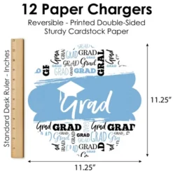 Big Dot Of Happiness Light Blue Grad Best Is Yet To Come Light Blue Graduation Party Round Table Decorations Paper Chargers Place Setting For 12 -Aurora Party Sales GUEST 202875b8 6815 488d 976b 8ff5698f48c7