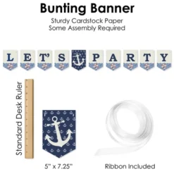 Big Dot Of Happiness Ahoy - Nautical - Baby Shower Or Birthday Party Supplies Decoration Kit - Decor Galore Party Pack - 51 Pieces -Aurora Party Sales GUEST 20a17686 2edd 481c bd7f da751edff777
