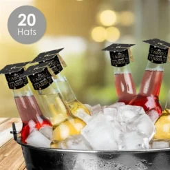 Big Dot Of Happiness Tassel Worth The Hassle - Gold - DIY Grad Cap Graduation Party Bottle Topper Decorations - Set Of 20 -Aurora Party Sales GUEST 20acc875 103d 4235 b598 e3b6dc13f63e