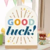 Big Dot Of Happiness Good Luck - Encouragement Giant Greeting Card - Big Shaped Jumborific Card - 16.5 X 22 Inches