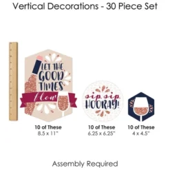 Big Dot Of Happiness But First, Wine - Wine Tasting Party DIY Dangler Backdrop - Hanging Vertical Decorations - 30 Pieces -Aurora Party Sales GUEST 218bacc6 fe7e 4699 b370 f2623223f2a2