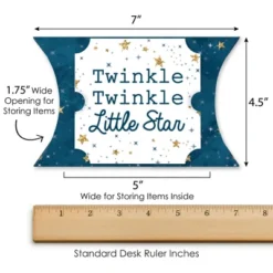 Big Dot Of Happiness Twinkle Twinkle Little Star - Favor Gift Boxes - Baby Shower Or Birthday Party Large Pillow Boxes - Set Of 12 -Aurora Party Sales GUEST 21b0371a e6a2 4fc9 b8cb cc5af283f255
