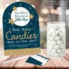 Big Dot Of Happiness Twinkle Twinkle Little Star - How Many Candies Baby Shower Or Birthday Party Game - 1 Stand And 40 Cards - Candy Guessing Game
