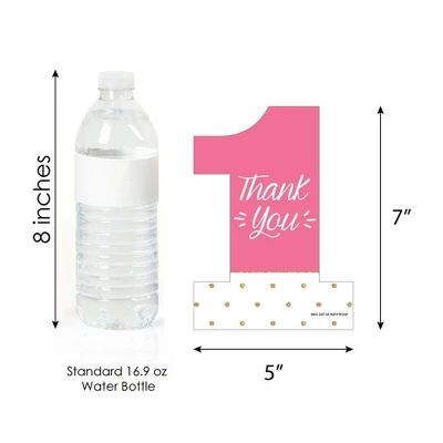 Big Dot Of Happiness 1st Birthday Girl - Fun To Be One - Shaped Thank You Cards - First Birthday Party Thank You Note Cards With Envelopes - Set Of 12 4 Big Dot Of Happiness 1st Birthday Girl - Fun To Be One - Shaped Thank You Cards - First Birthday Party Thank You Note Cards With Envelopes - Set Of 12 - Image 4