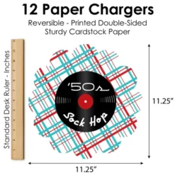 Big Dot Of Happiness 50’s Sock Hop - 1950s Rock N Roll Party Round Table Decorations - Paper Chargers - Place Setting For 12 10 Big Dot Of Happiness 50’s Sock Hop - 1950s Rock N Roll Party Round Table Decorations - Paper Chargers - Place Setting For 12 -Aurora Party Sales GUEST 22f0de4a b743 44d9 a8ae 673cef8a4e06