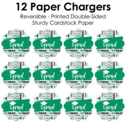 Big Dot Of Happiness Green Grad - Best Is Yet To Come - Green Graduation Party Round Table Decorations - Paper Chargers - Place Setting For 12 9 Big Dot Of Happiness Green Grad - Best Is Yet To Come - Green Graduation Party Round Table Decorations - Paper Chargers - Place Setting For 12 -Aurora Party Sales GUEST 22f837be eede 4c29 adeb 9bd13a5617f4