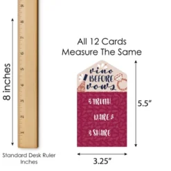 Big Dot Of Happiness Vino Before Vows - Winery Bridal Shower Or Bachelorette Party Game Pickle Cards - Truth, Dare, Share Pull Tabs - Set Of 12 -Aurora Party Sales GUEST 22fc8dcb 7aca 4804 875e e0f1398c0871