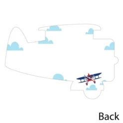 Big Dot Of Happiness Taking Flight - Airplane - Shaped Thank You Cards - Vintage Plane Party Thank You Note Cards With Envelopes - Set Of 12 -Aurora Party Sales GUEST 23ffcd14 ec75 4eac 8af8 3415fe61452a