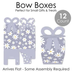 Big Dot Of Happiness Purple Daisy Flowers - Square Favor Gift Boxes - Floral Party Bow Boxes - Set Of 12 -Aurora Party Sales GUEST 242f13ed 9607 42a6 981f bd440a8bf269