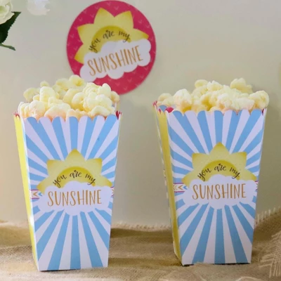 Big Dot Of Happiness You Are My Sunshine - Baby Shower Or Birthday Party Favor Popcorn Treat Boxes - Set Of 12 4 Big Dot Of Happiness You Are My Sunshine - Baby Shower Or Birthday Party Favor Popcorn Treat Boxes - Set Of 12 - Image 4