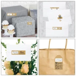 Big Dot Of Happiness We Still Do 50th Wedding Anniversary Assorted Anniversary Party Gift Tag Labels To And From Stickers 12 Sheets 120 Stickers -Aurora Party Sales GUEST 2510e1cd 2e44 467f b075 cf6691b8c4b3