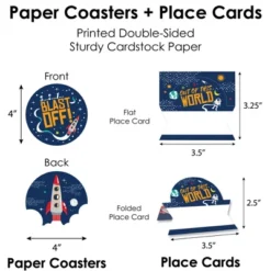 Big Dot Of Happiness Blast Off To Outer Space - Rocket Ship Baby Shower Or Birthday Party Paper Charger & Table Decorations Chargerific Kit For 8 11 Big Dot Of Happiness Blast Off To Outer Space - Rocket Ship Baby Shower Or Birthday Party Paper Charger & Table Decorations Chargerific Kit For 8 -Aurora Party Sales GUEST 252c7d5d c2f1 40f9 a3c9 8d462077b2da