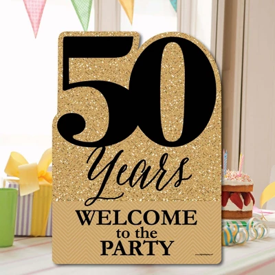 Big Dot Of Happiness We Still Do - 50th Wedding Anniversary - Party Decorations - Anniversary Party Welcome Yard Sign 2 Big Dot Of Happiness We Still Do - 50th Wedding Anniversary - Party Decorations - Anniversary Party Welcome Yard Sign - Image 2