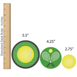 Big Dot Of Happiness You Got Served - Tennis - Baby Shower Or Tennis Ball Birthday Party Decor And Confetti - Terrific Table Centerpiece Kit 30 Ct -Aurora Party Sales GUEST 259fd49d 783f 4a41 8874 48738c7a61c8