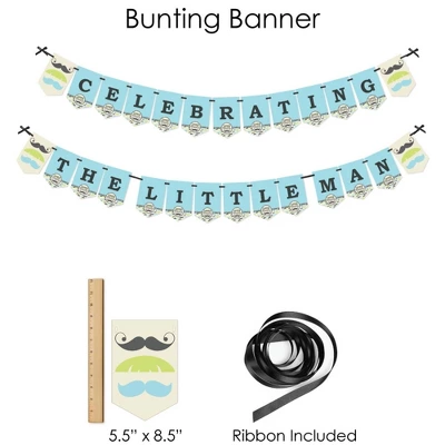 Big Dot Of Happiness Dashing Little Man Mustache Party - Baby Shower Or Birthday Party Supplies - Banner Decoration Kit - Fundle Bundle 2 Big Dot Of Happiness Dashing Little Man Mustache Party - Baby Shower Or Birthday Party Supplies - Banner Decoration Kit - Fundle Bundle - Image 2
