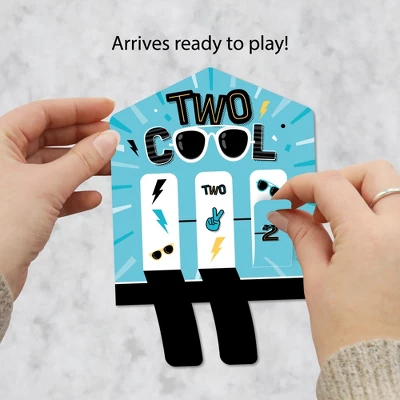 Big Dot Of Happiness Two Cool - Boy - Blue 2nd Birthday Party Game Pickle Cards - Pull Tabs 3-in-a-Row - Set Of 12 1 Big Dot Of Happiness Two Cool - Boy - Blue 2nd Birthday Party Game Pickle Cards - Pull Tabs 3-in-a-Row - Set Of 12