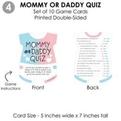 Big Dot Of Happiness Baby Gender Reveal - 4 Team Boy Or Girl Party Games - 10 Cards Each - Gamerific Bundle -Aurora Party Sales GUEST 27599a7e 948b 427f 8a0b c24287a9f90a