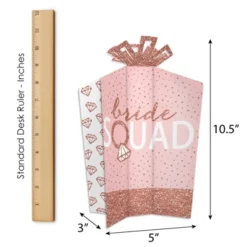 Big Dot Of Happiness Bride Squad - Rose Gold Bridal Shower Or Bachelorette Party Decor And Confetti - Terrific Table Centerpiece Kit - Set Of 30 -Aurora Party Sales GUEST 276099c3 859f 4275 afeb f034ddd607f8