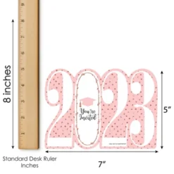 Big Dot Of Happiness Rose Gold Grad - Shaped Fill-In Invitations - 2023 Graduation Party Invitation Cards With Envelopes - Set Of 12 -Aurora Party Sales GUEST 28b6f6dd 757f 4455 95cb 6c7acc9da3af