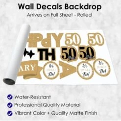 Big Dot Of Happiness We Still Do - 50th Wedding Anniversary - Peel And Stick Anniversary Party Decoration - Wall Decals Backdrop -Aurora Party Sales GUEST 28be75a2 6c15 4953 97db d1bda3e5ce3c