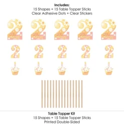 Big Dot Of Happiness Two Groovy - Boho Hippie Second Birthday Party Centerpiece Sticks - Table Toppers - Set Of 15 8 Big Dot Of Happiness Two Groovy - Boho Hippie Second Birthday Party Centerpiece Sticks - Table Toppers - Set Of 15 -Aurora Party Sales GUEST 296c5a39 d8e7 4e9e 8fe8 d8d86d742435