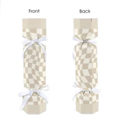 Big Dot Of Happiness Tan Checkered Party - No Snap Party Table Favors - DIY Cracker Boxes - Set Of 12 -Aurora Party Sales GUEST 29b601d6 039f 4a90 9114 7907324ad165