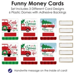 Big Dot Of Happiness Merry Little Christmas Tree - DIY Assorted Red Truck And Car Christmas Party Cash Holder Gift - Funny Money Cards - Set Of 6 11 Big Dot Of Happiness Merry Little Christmas Tree - DIY Assorted Red Truck And Car Christmas Party Cash Holder Gift - Funny Money Cards - Set Of 6 -Aurora Party Sales GUEST 2a313253 265a 4a0b b2c1 56932a76b33c