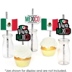 Big Dot Of Happiness Viva Mexico - Paper Straw Decor - Mexican Independence Day Party Striped Decorative Straws - Set Of 24 6 Big Dot Of Happiness Viva Mexico - Paper Straw Decor - Mexican Independence Day Party Striped Decorative Straws - Set Of 24 -Aurora Party Sales GUEST 2adb32aa c8ef 470c 9419 0a741c05fe56