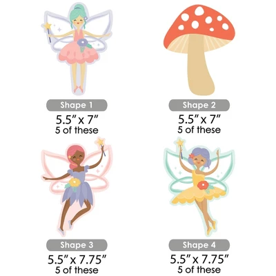 Big Dot Of Happiness Let's Be Fairies - Mushroom Decorations DIY Fairy Garden Birthday Party Essentials - Set Of 20 4 Big Dot Of Happiness Let's Be Fairies - Mushroom Decorations DIY Fairy Garden Birthday Party Essentials - Set Of 20 - Image 4