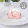 Big Dot Of Happiness Bride Squad - Rose Gold Bridal Shower Or Bachelorette Party Tent Buffet Card - Table Setting Name Place Cards - Set Of 24