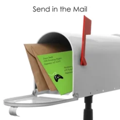 Big Dot Of Happiness Game Zone - Fill-In Cards - Pixel Video Game Party Or Birthday Party Fold And Send Invitations - Set Of 8 -Aurora Party Sales GUEST 2c59f895 ade5 4f64 b92d 7878b331542c