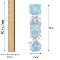 Big Dot Of Happiness Winter Wonderland - No Snap Snowflake Holiday Party And Winter Wedding Party Table Favors - DIY Cracker Boxes - Set Of 12 -Aurora Party Sales GUEST 2d7ff7ce 4647 4212 b05f c2cc0b8b0ac4