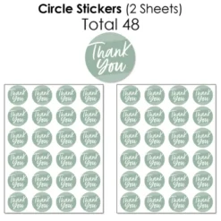 Big Dot Of Happiness Sage Green Elegantly Simple - Guest Party Favors Candy Favor Sticker Kit - 304 Pieces -Aurora Party Sales GUEST 2df2d96d 3e01 415a 9b1b 993b1fc6d5cd