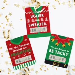 Big Dot Of Happiness Ugly Sweater - DIY Assorted Holiday And Christmas Party Cash Holder Gift - Funny Money Cards - Set Of 6 -Aurora Party Sales GUEST 2e5ec1cf c8df 472a a641 faf3b5a73ddd