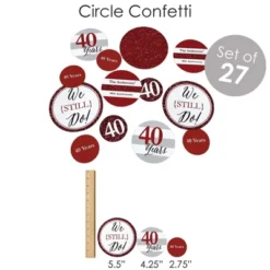 Big Dot Of Happiness We Still Do - 40th Wedding Anniversary - Anniversary Party Supplies - Banner Decoration Kit - Fundle Bundle -Aurora Party Sales GUEST 2efeddb2 a812 42ff 9ad9 7904d75a3fda