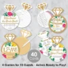 Big Dot Of Happiness Last Luau - 4 Bridal Shower Games - 10 Cards Each - Gamerific Bundle