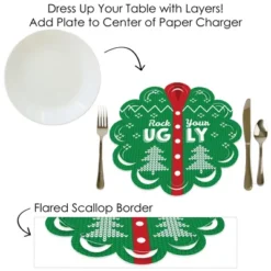 Big Dot Of Happiness Ugly Sweater - Holiday And Christmas Party Round Table Decorations - Paper Chargers - Place Setting For 12 11 Big Dot Of Happiness Ugly Sweater - Holiday And Christmas Party Round Table Decorations - Paper Chargers - Place Setting For 12 -Aurora Party Sales GUEST 309d5c89 2105 4164 9c8e 086f270cba09
