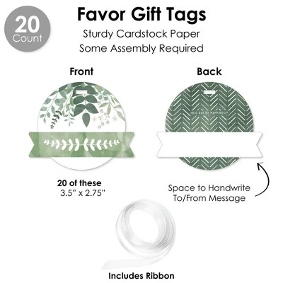 Big Dot Of Happiness Boho Botanical - Greenery Party Favors And Cupcake Kit - Fabulous Favor Party Pack - 100 Pieces 5 Big Dot Of Happiness Boho Botanical - Greenery Party Favors And Cupcake Kit - Fabulous Favor Party Pack - 100 Pieces - Image 5