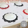 Big Dot Of Happiness Red Carpet Hollywood - Movie Night Party Round Table Decorations - Paper Chargers - Place Setting For 12
