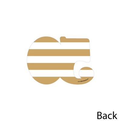 Big Dot Of Happiness We Still Do - 50th Wedding Anniversary - Decorations DIY Anniversary Party Essentials - Set Of 20 2 Big Dot Of Happiness We Still Do - 50th Wedding Anniversary - Decorations DIY Anniversary Party Essentials - Set Of 20 - Image 2