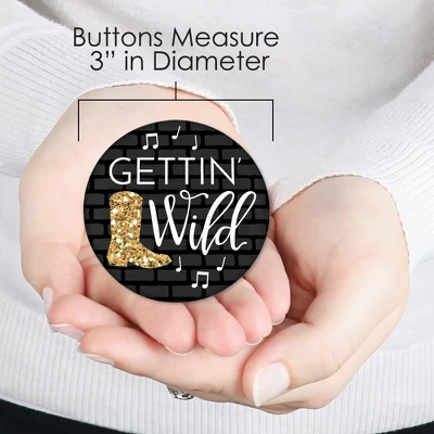 Big Dot Of Happiness Nash Bash - 3 Inch Nashville Bachelorette Party Badge - Pinback Buttons - Set Of 8 6 Big Dot Of Happiness Nash Bash - 3 Inch Nashville Bachelorette Party Badge - Pinback Buttons - Set Of 8 - Image 6