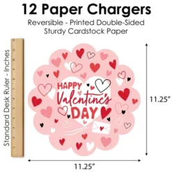 Big Dot Of Happiness Happy Valentine’s Day - Valentine Hearts Party Round Table Decorations - Paper Chargers - Place Setting For 12 10 Big Dot Of Happiness Happy Valentine’s Day - Valentine Hearts Party Round Table Decorations - Paper Chargers - Place Setting For 12 -Aurora Party Sales GUEST 32a39237 62cf 4327 8744 84596577d64a
