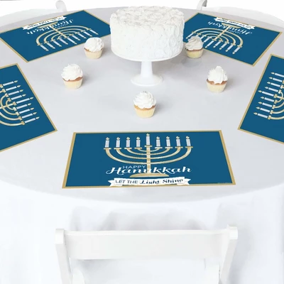 Big Dot Of Happiness Happy Hanukkah - Paper Chanukah Holiday Party Coloring Sheets - Activity Placemats - Set Of 16 2 Big Dot Of Happiness Happy Hanukkah - Paper Chanukah Holiday Party Coloring Sheets - Activity Placemats - Set Of 16 - Image 2